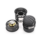 ALOCS CW - C01 1 - 2 Person 7pcs Camping Cook Set Portable Outdoor Aluminium Alloy  for Outdoor Hiking Picnic - SquareDubai